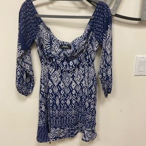 Lulus colder shoulder strap dress